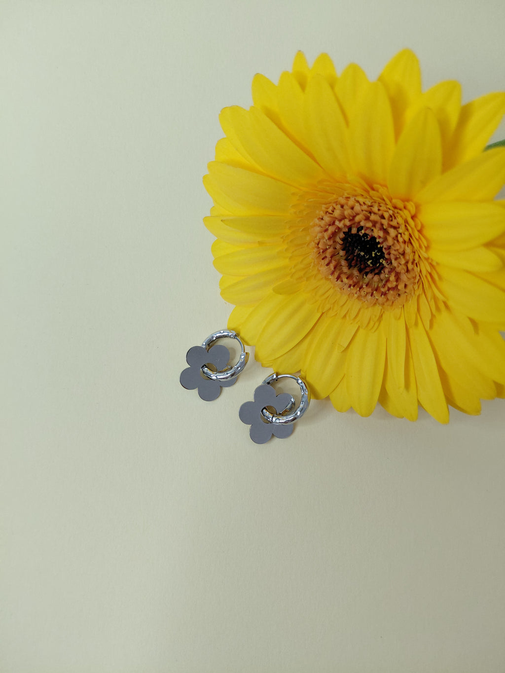 Flower Earrings – Stainless Steel