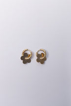 Flower Earrings – Stainless Steel with 24K Gold Galvanization