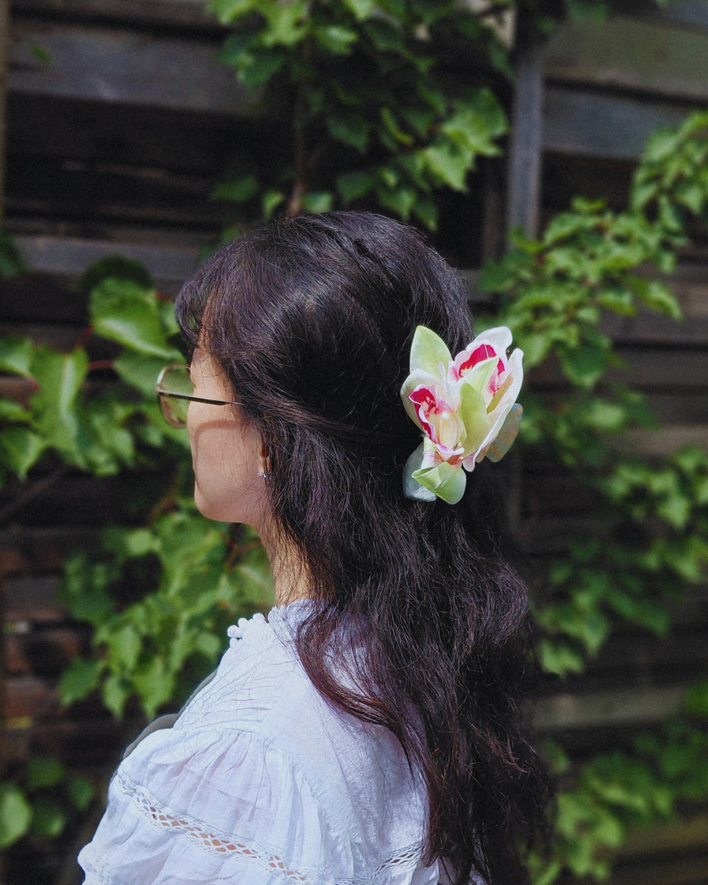 SS26 Collection - Orchid Cymbidium hair clip