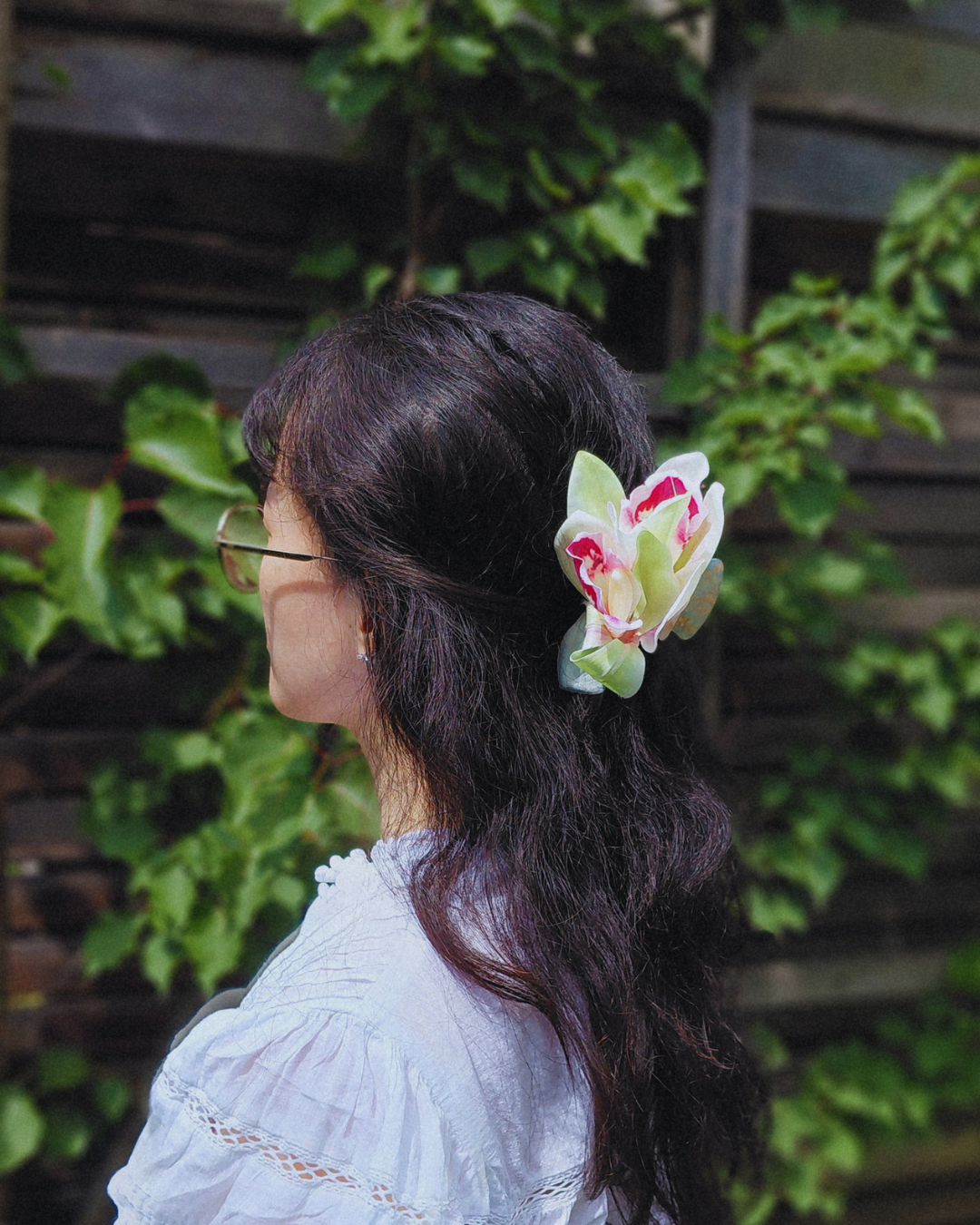 SS26 Collection - Orchid Cymbidium hair clip