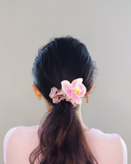 SS26 Collection - Flower Scrunchie S - Pink Orchid